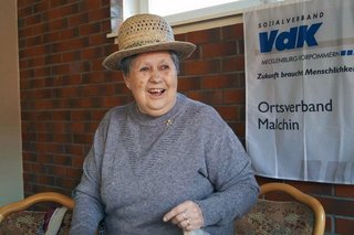 Karin Hertel war lange Jahre Vorsitzende des VdK-Ortverbandes Malchin