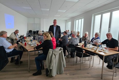 Herr Thoams Kügler bei seinem Vortrag