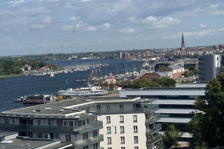 Blick auf Rostock