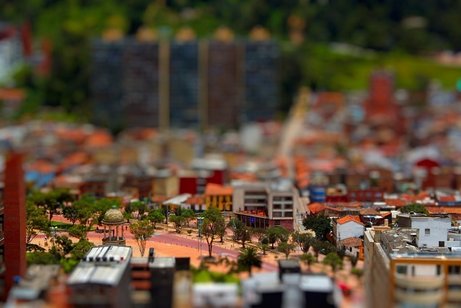Ansicht eines Miniaturparks