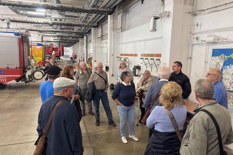 Besuch der Feuerwache in Rostock