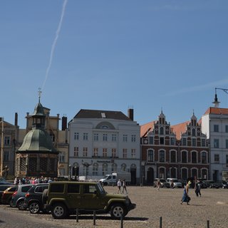 Der Marktplatz in Wismar