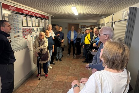 Besuch der Feuerwache in Rostock
