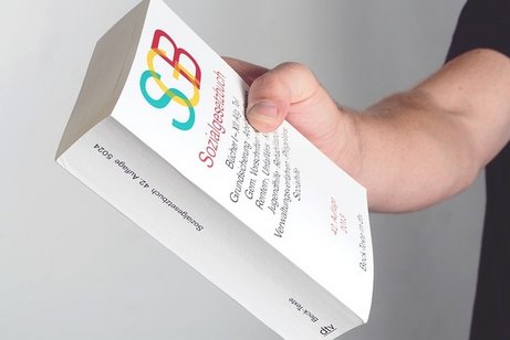 Ansicht von einem Sozial Gesetz Buch