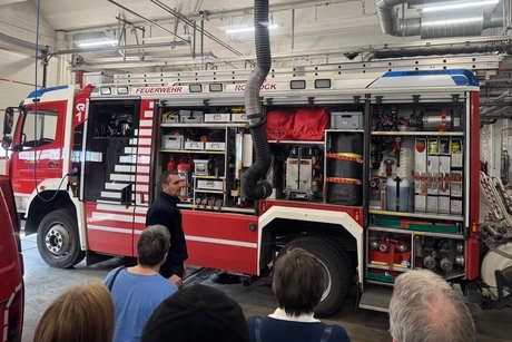 Besuch der Feuerwache in Rostock