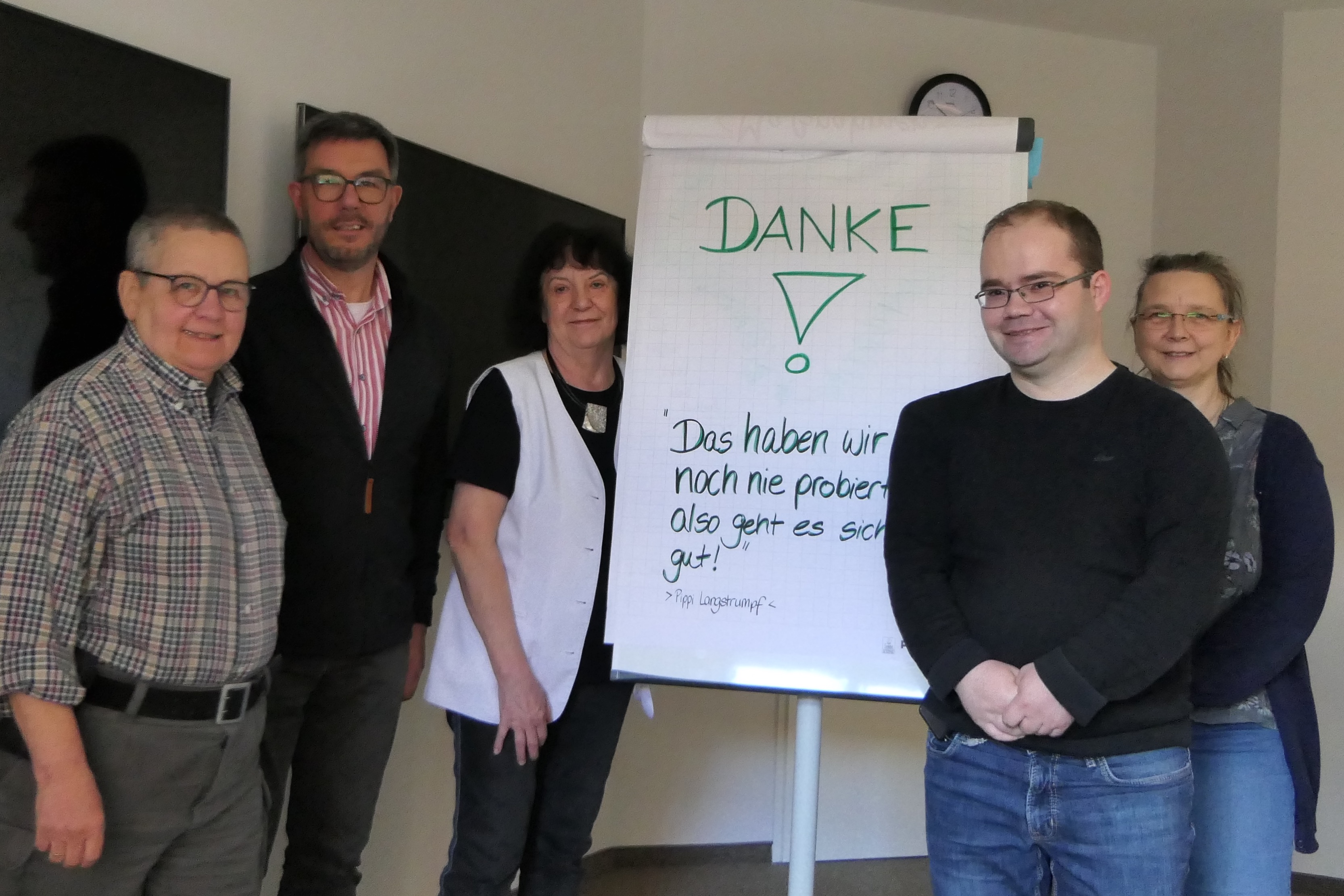 Die Vorstandsmitglieder des VdK OV Ludwigslust beim Workshop